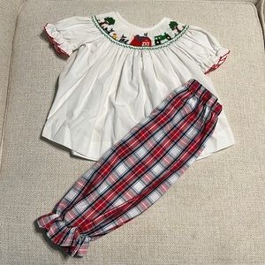 Delaney Smocked Farm Set